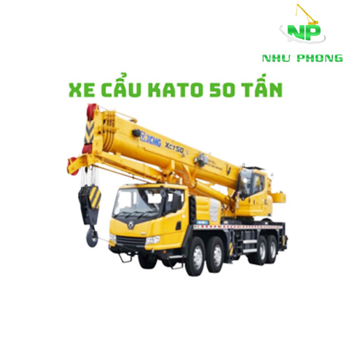 Cho thuê xe cẩu KATO 50 tấn